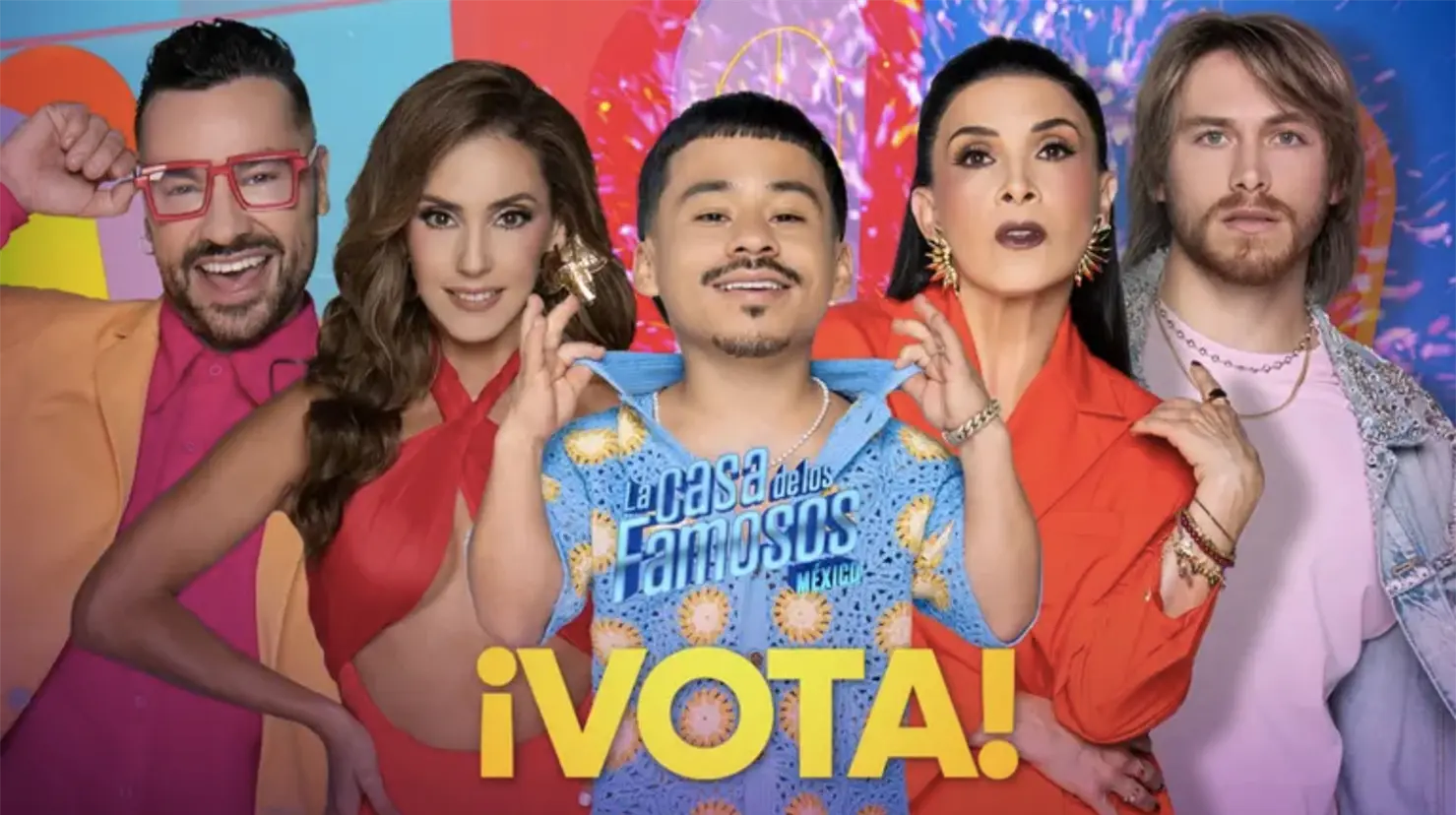 Shiky, Mar Contreras, Abelito, Dalilah Polanco y Aldo De Nigris son los 5 finalistas de LCDLFMX 2025. Foto. Cortesía Televisa/Endemol.