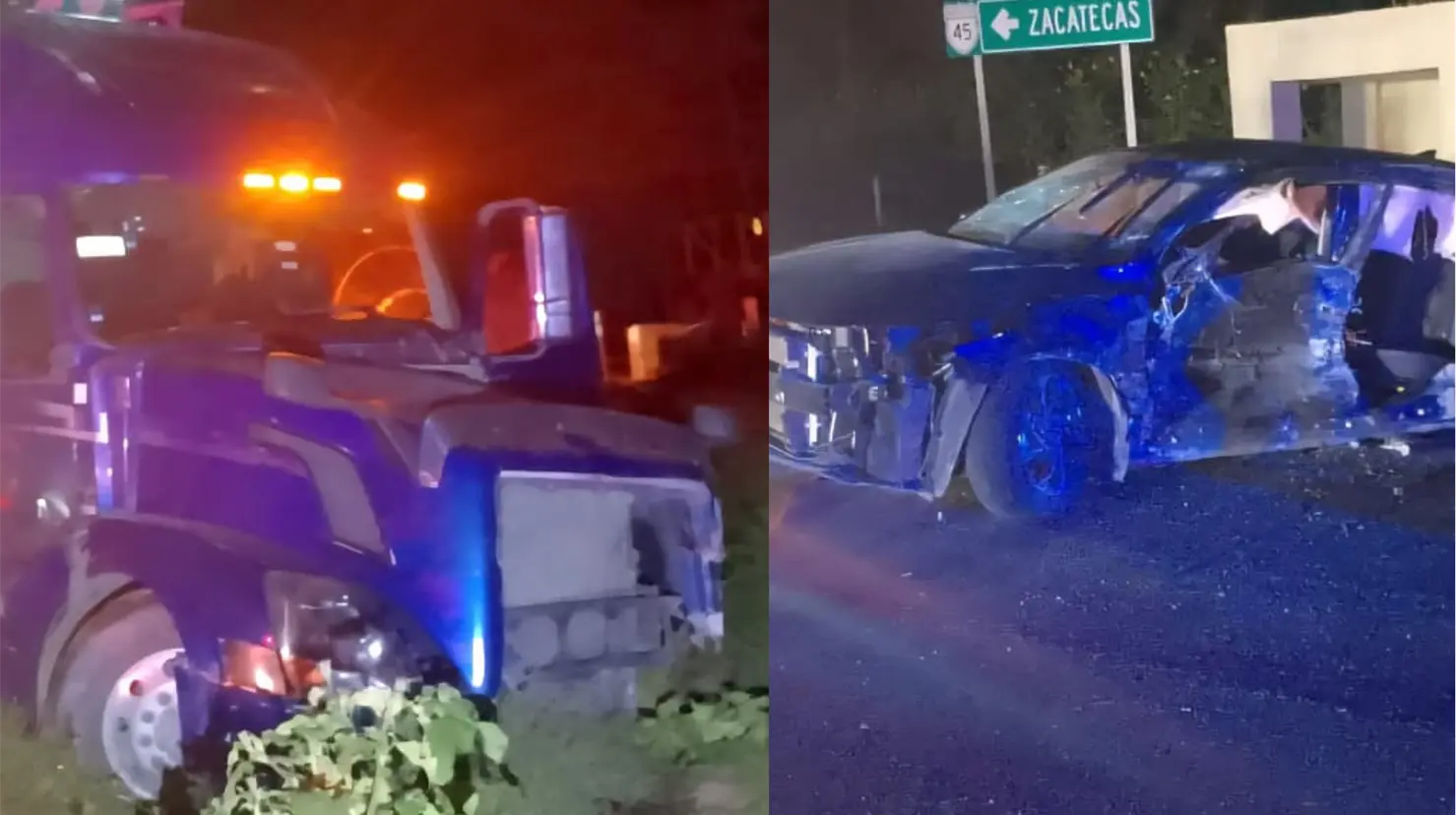 Un joven muerto y 5 personas más lesionadas es el saldo de un terrible accidente carretero. | Foto: Especial.