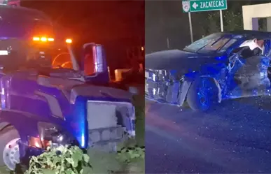 Carretera Durango - Zacatecas: un muerto y 5 lesionados en terrible accidente