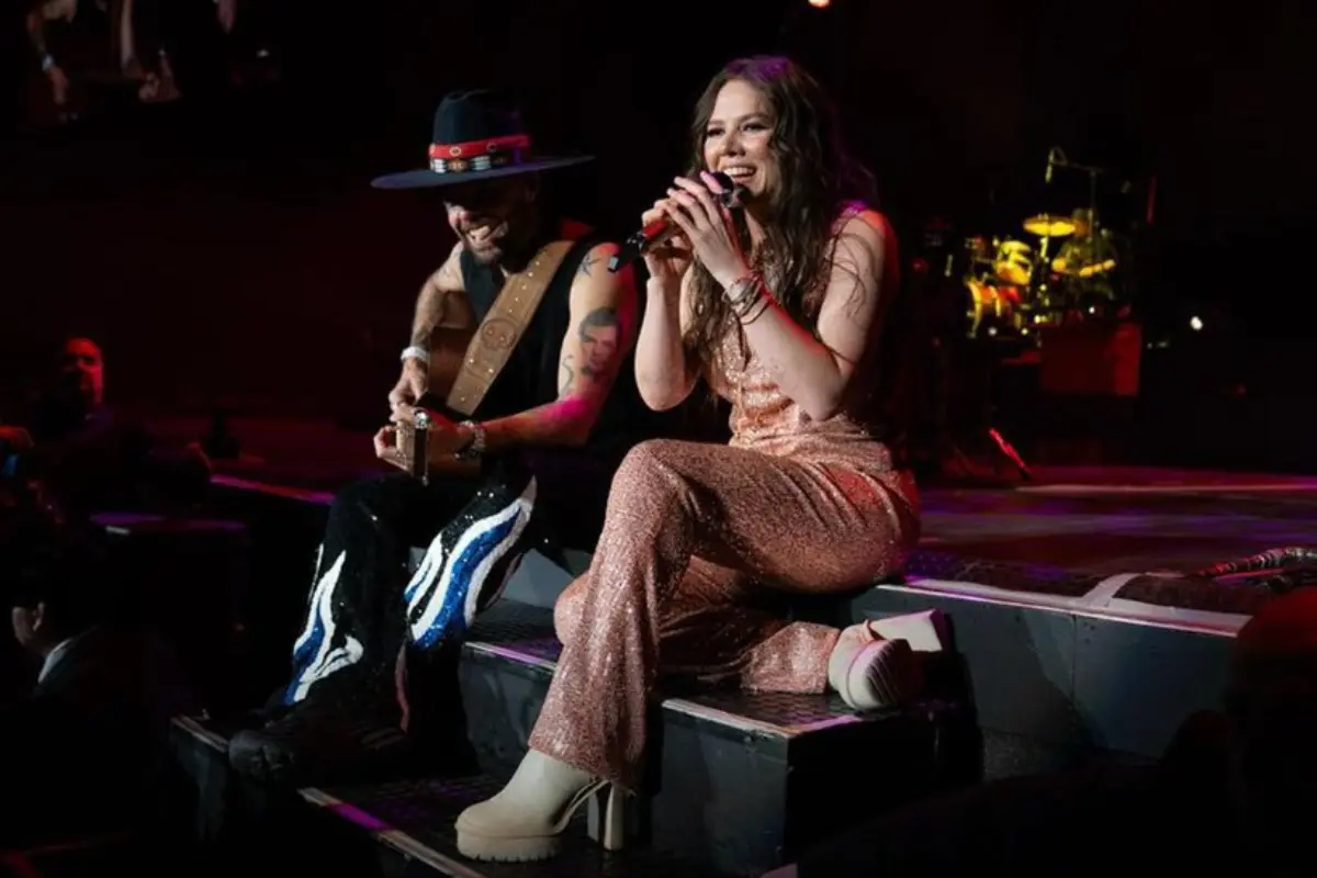 Jesse & Joy en concierto en el Edomex.  Foto: X (@jesseyjoy)