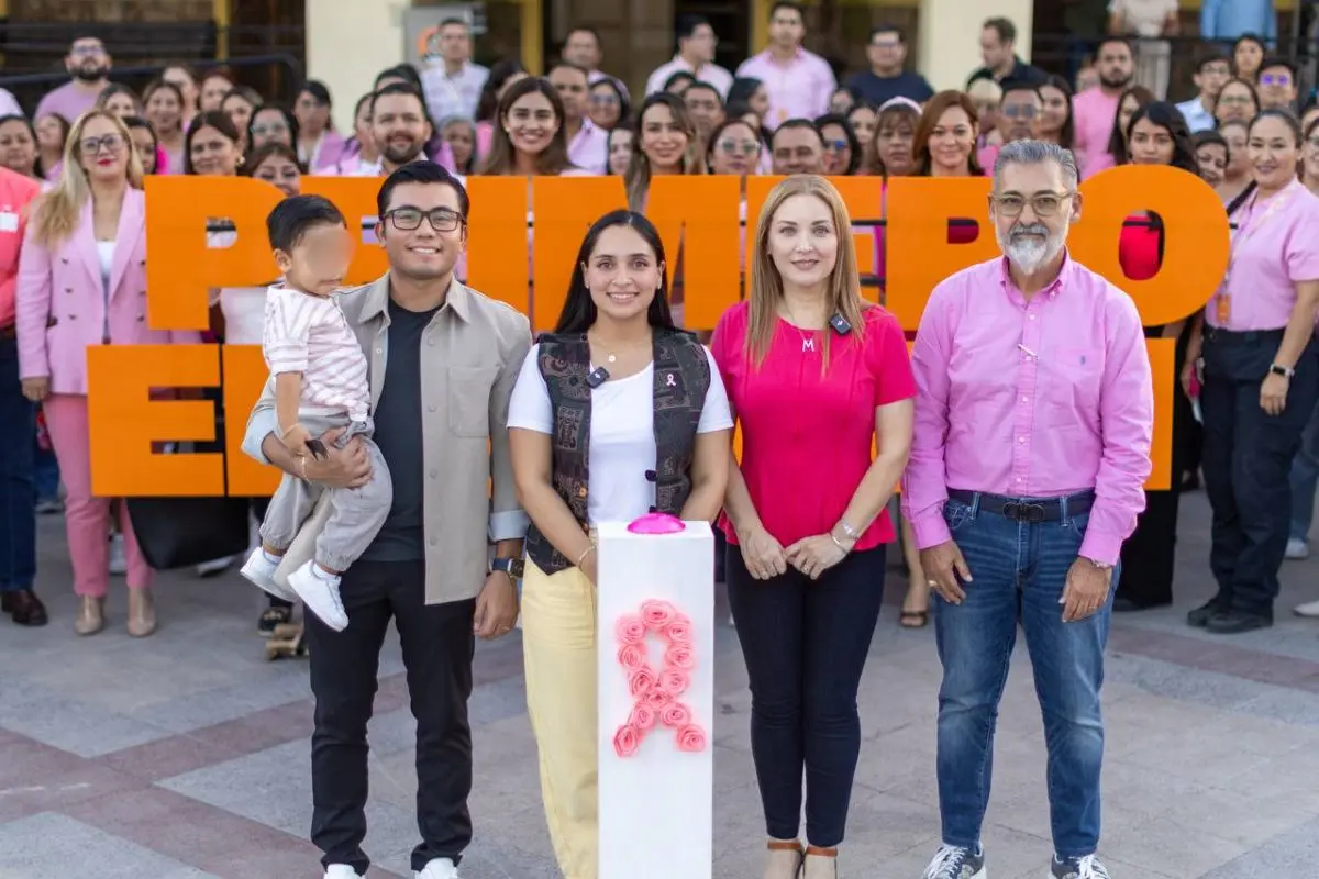 Durante el Mes de Sensibilización sobre el Cáncer de Mama, el municipio de Juárez, Nuevo León, se suma a las acciones de concientización. Foto: Gobierno de Juárez