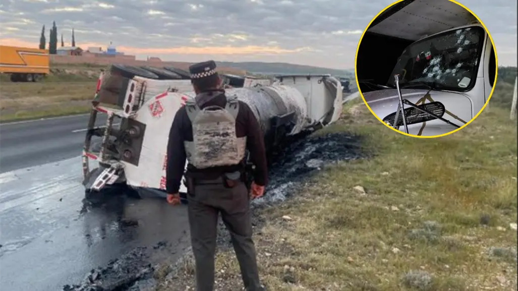 Narcobloqueos en Zacatecas afectan carreteras a Coahuila, Durango y Aguascalientes