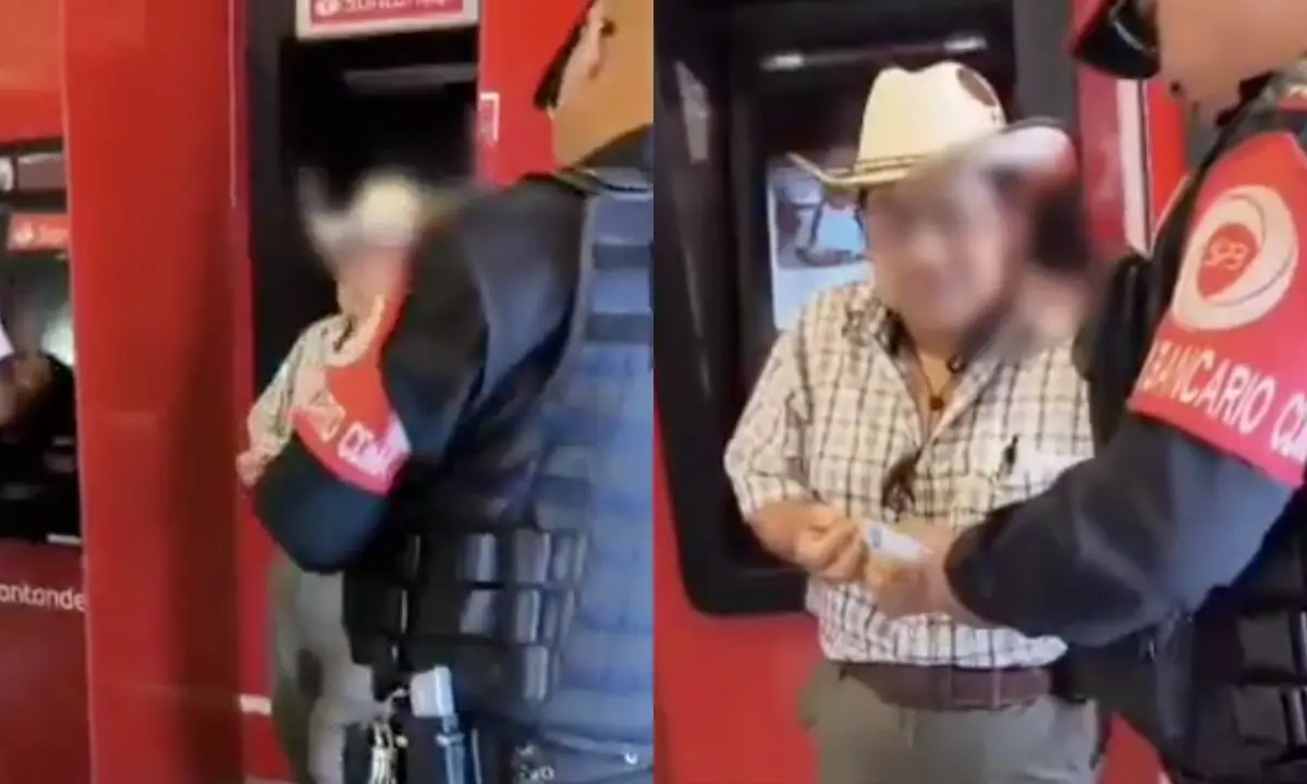Policía de CDMX entrega dinero a su dueño en cajero automático.   Foto: SSC | Canva