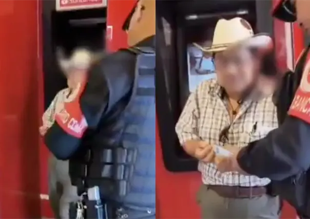 VIDEO | Policía de CDMX encuentra dinero en cajero; lo devuelve a su dueño