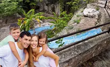 ¿Un cenote con tobogán en Yucatán? Descúbrelo en Cabañas Xobletoh en Cuzamá