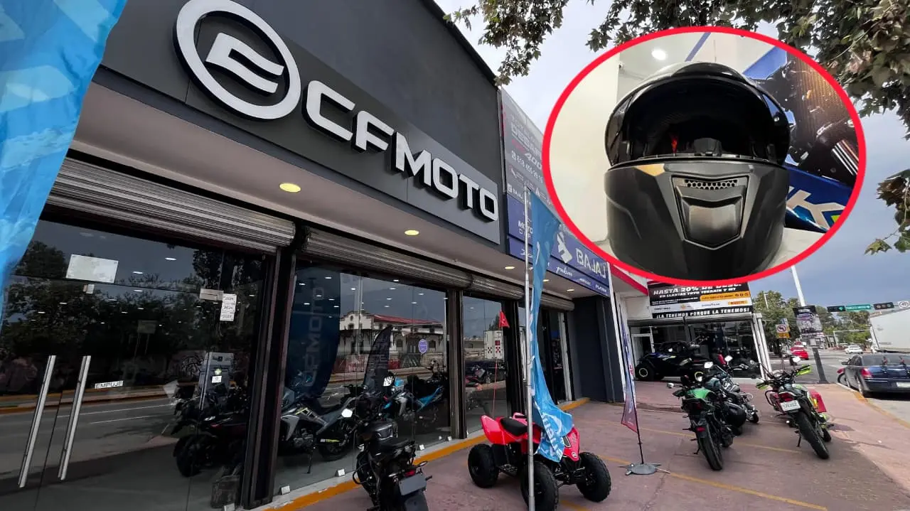 Foto: Alejandro Ávila | Una tienda especializada en motocicletas ofrece descuentos de hasta un 50% en cascos.