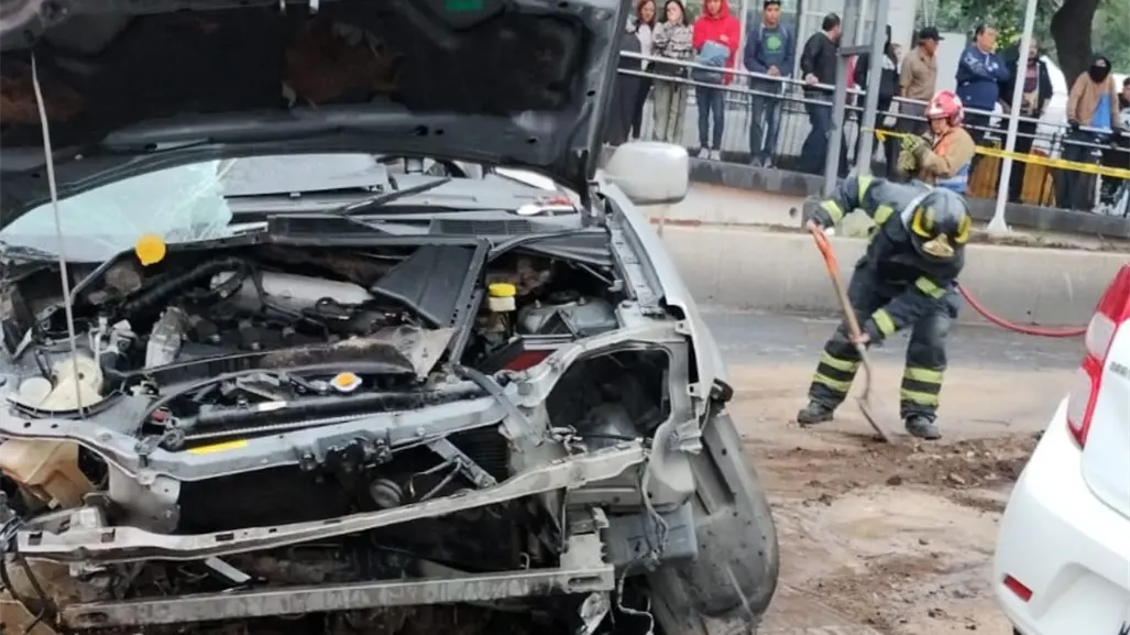 Volcadura y choque múltiple en Buenavista; hay 6 lesionados