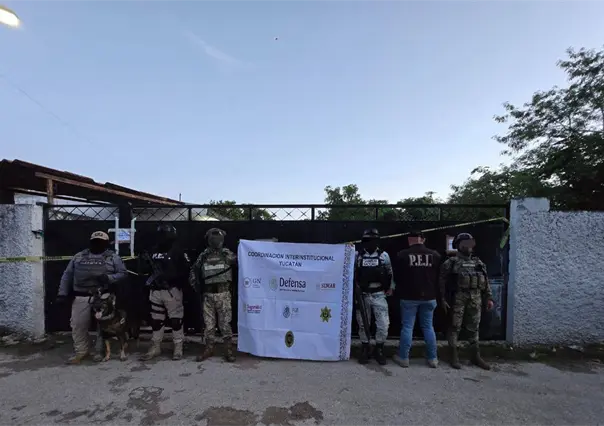 Cateo antinarcóticos en Ixil deja tres detenidos y decomiso de drogas en Yucatán