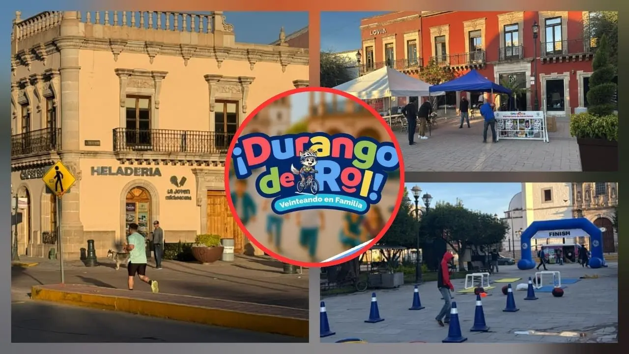 Durango de Rol inicia este domingo con el cierre de varias calles del centro de la ciudad para convertirlo en una vía recreativa. Foto: Especial.
