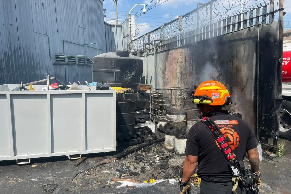 Controlan incendio en empresa ubicada en la colonia Bellavista. Foto: PCNL