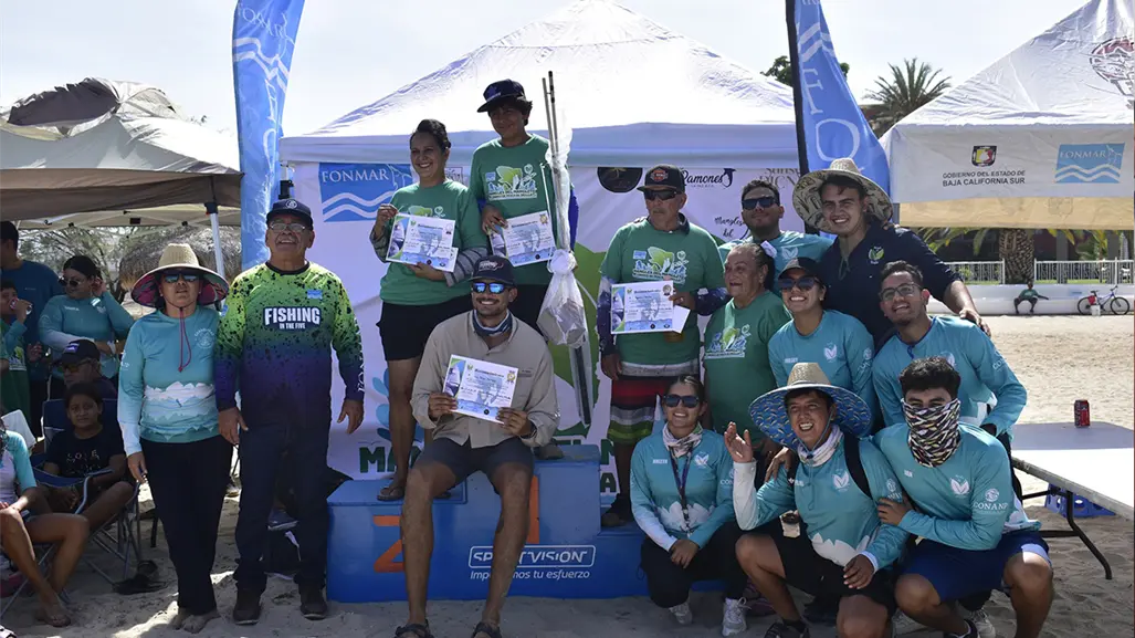 Realizan Primer Torneo de Pesca de Orilla "Mangles del Manglito" en La Paz; ¿quiénes ganaron?