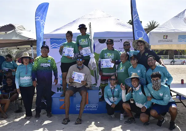 Realizan Primer Torneo de Pesca de Orilla "Mangles del Manglito" en La Paz; ¿quiénes ganaron?