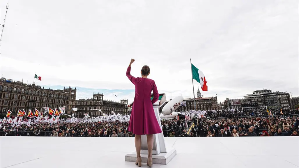 Primer año de Gobierno de Claudia Sheinbaum: ¿cómo llegar al Zócalo capitalino?