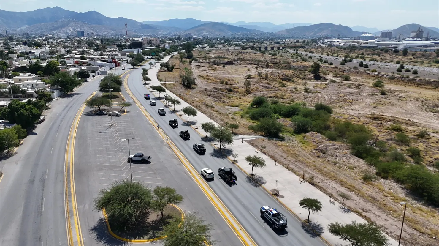 Torreón refuerza la vigilancia en la frontera con Durango para mantener la seguridad regional. Foto: Gobierno de Torreón | Facebook.