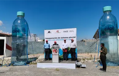 Arca Continental inaugura cisterna comunitaria en Cañón de San Lorenzo en Saltillo