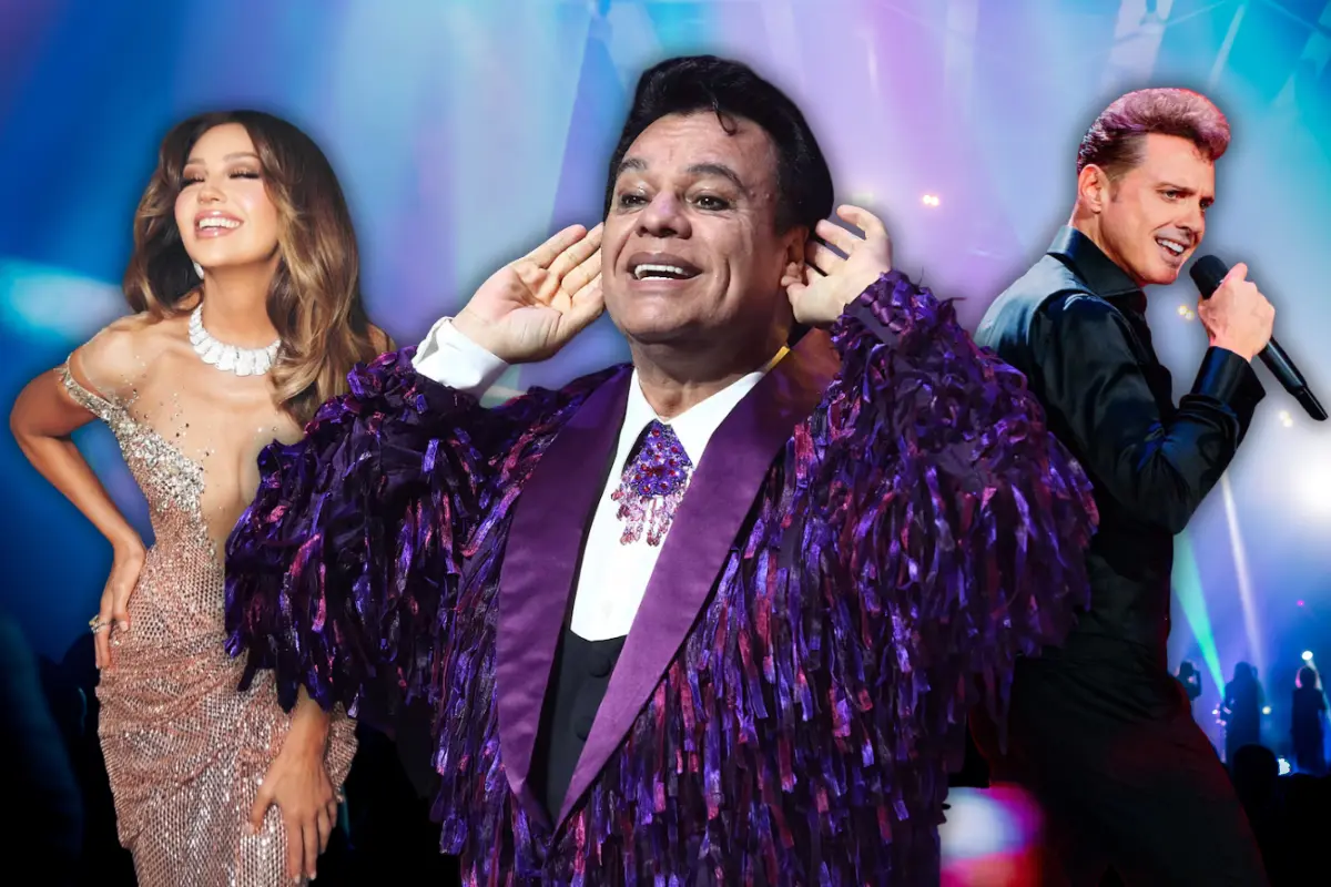 Juan Gabriel, el genio detrás de éxitos de José José, Thalía y Luis Miguel (Foto: @soyjuangabriel_, @thalia, @luismiguel / Canva)