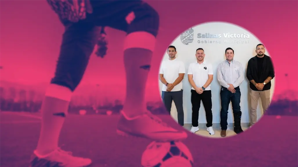 Tres figuras del fútbol llegan a Salinas Victoria para impulsar talento local