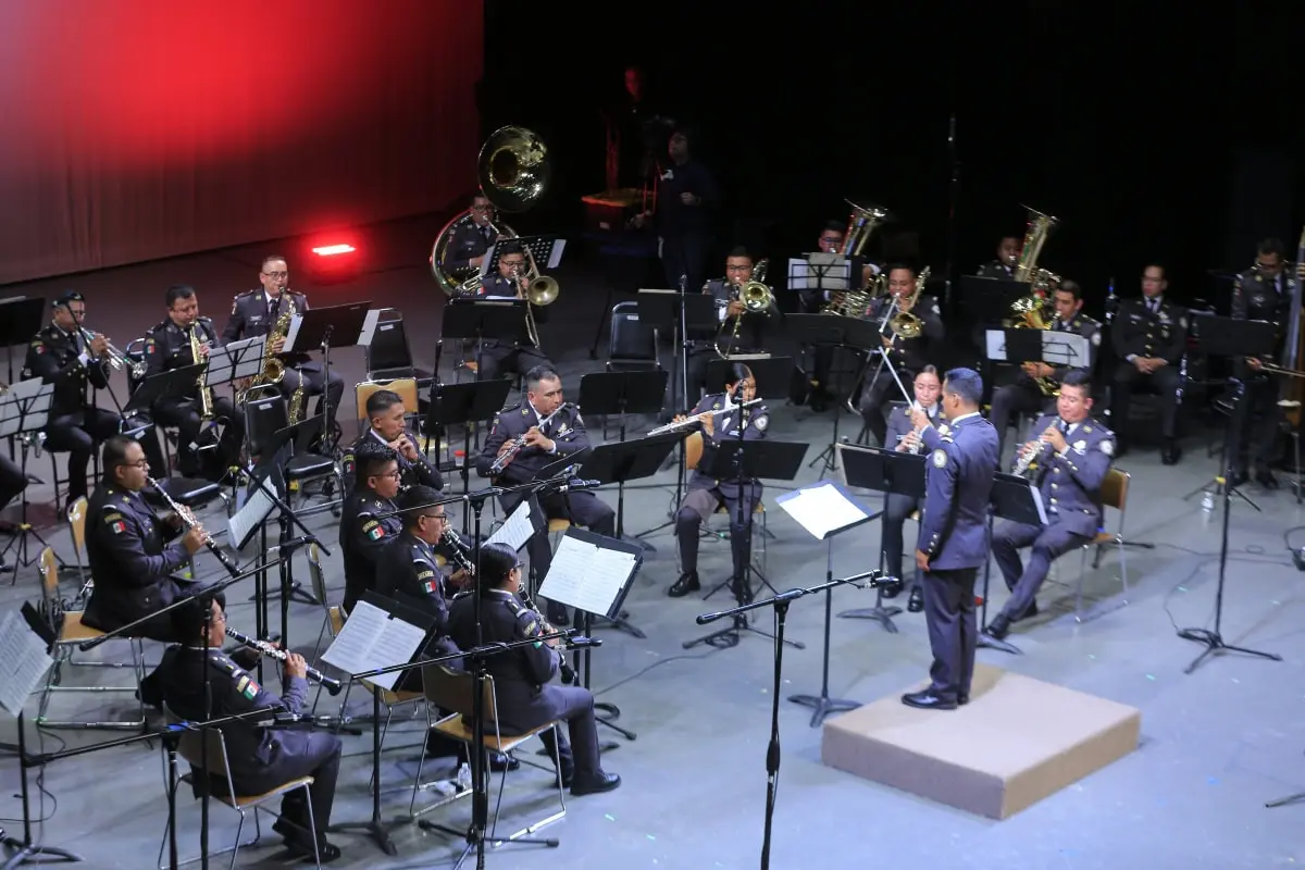Gran festival presentó la Guardia Nacional en el Festival Internacional de la Costa del Seno Mexicano.