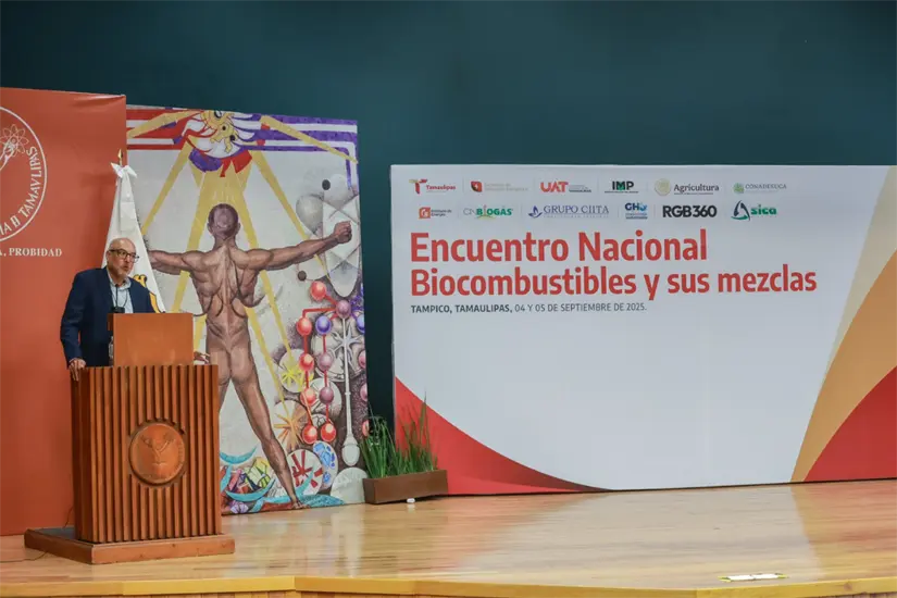 Encuentro Nacional de Biocombustibles, organizado junto a la Universidad Autónoma de Tamaulipas. Foto: Ramón Sánchez