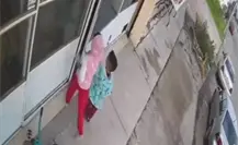 VIDEO | Momento exacto en que dos menores son secuestrados en Ixtlahuaca, Edomex