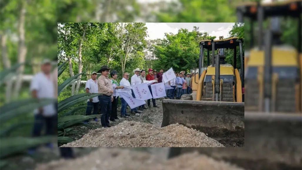 Gobierno de Yucatán garantiza agua para riego y mejores caminos para Sudzal