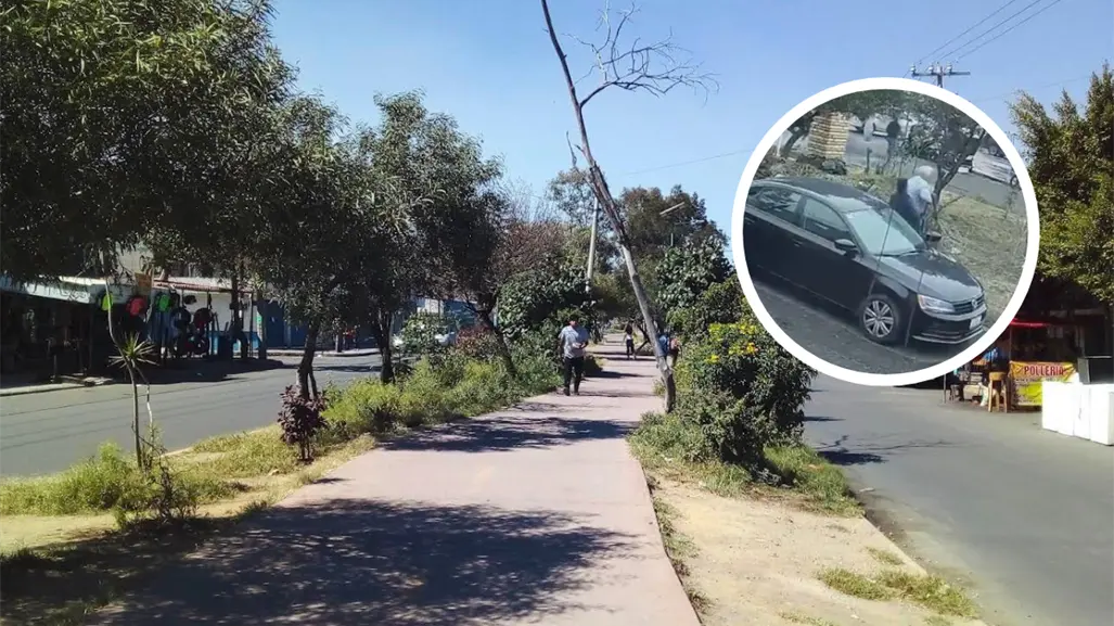 VIDEO | Hombres intentan robar auto a abuelito en Ecatepec: chocan y huyen sin el vehículo