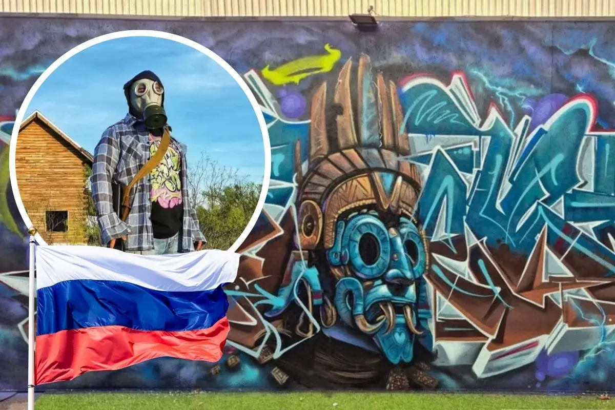Artista urbano de Monclova pone en alto a Coahuila en Rusia / Foto: IG: Efeck | Canva