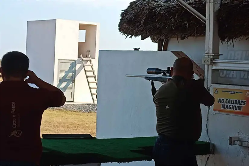 Práctica controlada de tiro. Imagen ilustrativa: @ClubdeportivoTamatan