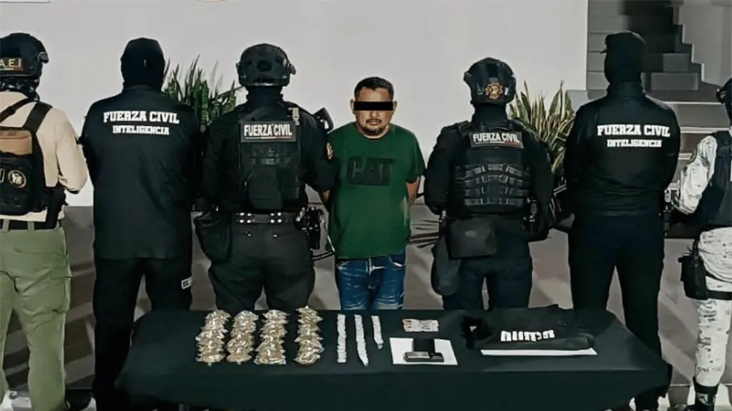 Detienen a dos sujetos en Sabinas Hidalgo por posesión de drogas