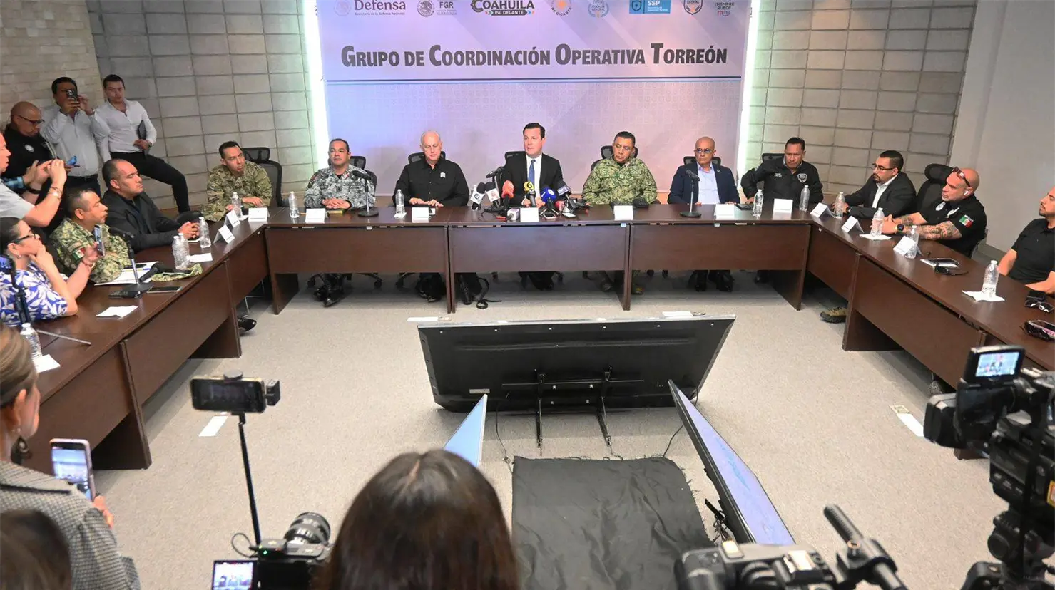 El fiscal Federico Fernández brindó una rueda de prensa para dar detalles sobre el caso de violencia en Gómez Palacio. (Fotografía: Federico Fernández)