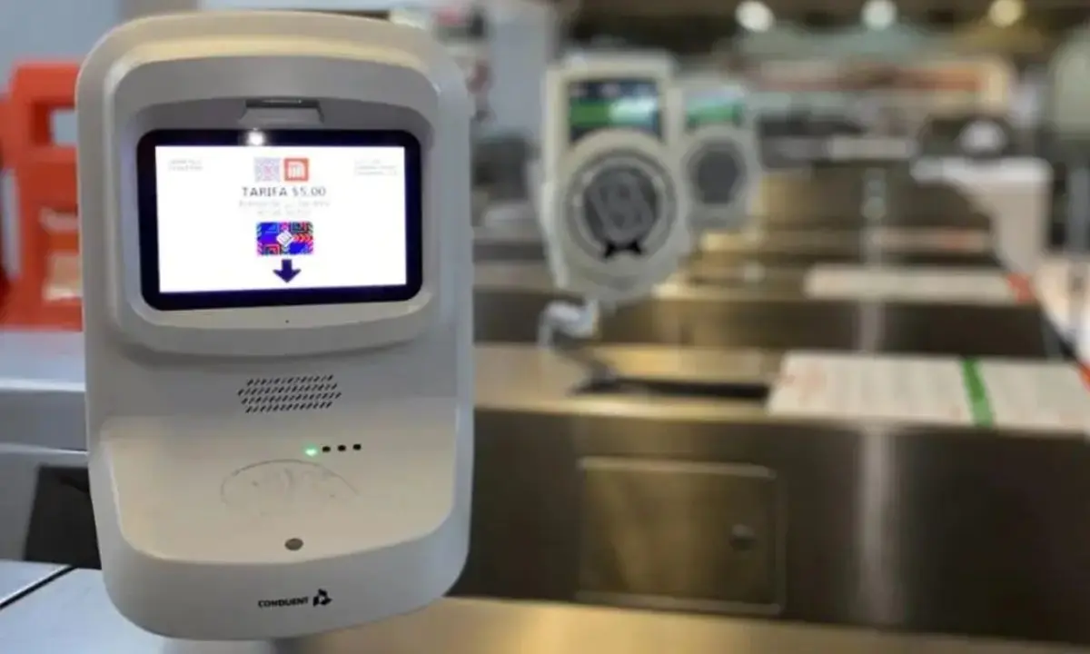 Sensor de entrada al Metro CDMX.  Foto: X (@MetroCDMX)