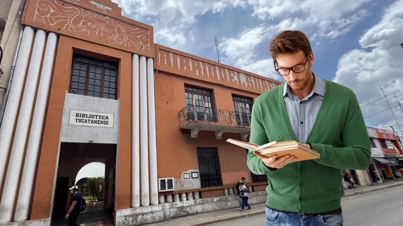 ¿Qué se puede encontrar en el Fondo Reservado de la Biblioteca Yucatanense?. Foto: Alejandra Vargas / Canva