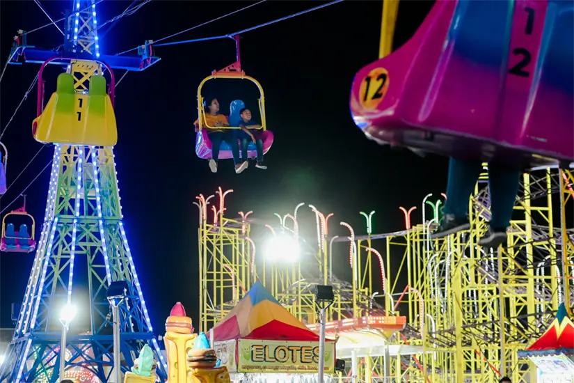 La empresa Espectaculares García, ya sabe los protocolos de seguridad que se deben de seguir | Foto: Feria Tamaulipas 2025
