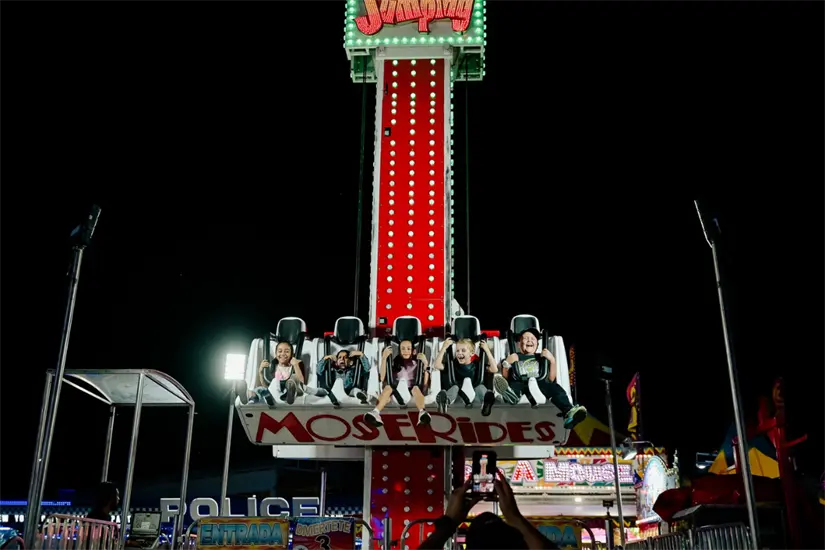 Revisarán diariamente todos los juegos mecánicos | Foto: Feria Tamaulipas 2025