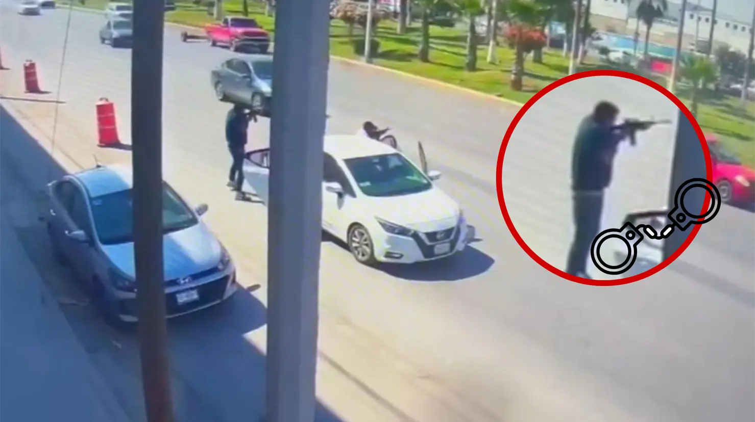 Autoridades de Coahuila dieron a conocer la detención de dos personas tras los hechos registrados el sábado pasado en Gómez Palacio en donde atacaron a policías estatales. Foto: Especial.