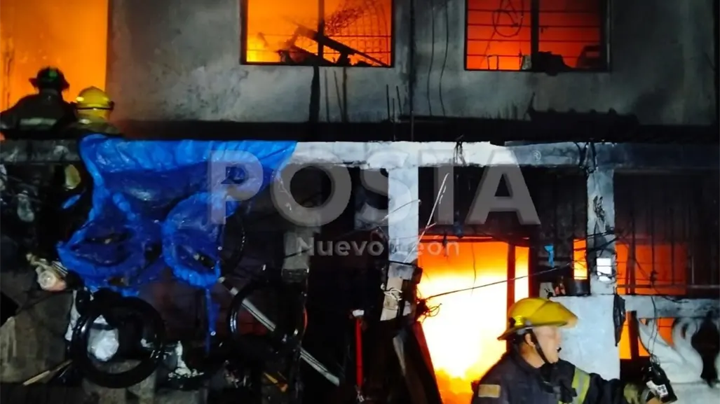 VIDEO | Muere persona en situación de calle tras incendio que arrasó su vivienda en Guadalupe