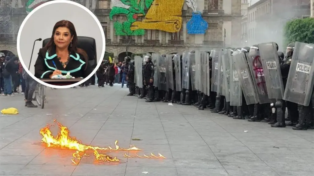 Clara Brugada anuncia apoyo a negocios dañados y policías heridos tras la marcha del 2 de octubre
