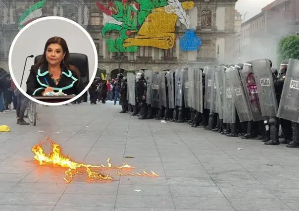 Clara Brugada anuncia apoyo a negocios dañados y policías heridos tras la marcha del 2 de octubre
