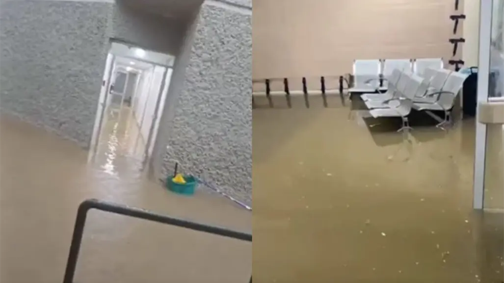 Inundación en la Unidad Número 6 del IMSS en Los Cabos, obliga a suspender servicios