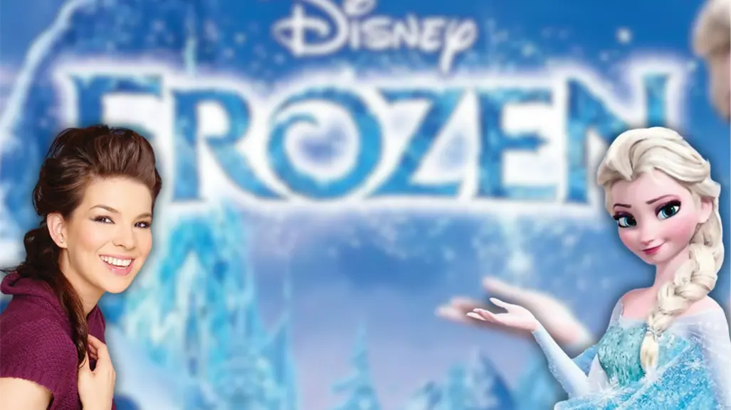Ella es la actriz y cantante de Tamaulipas que hizo la voz de Elsa en la película Frozen
