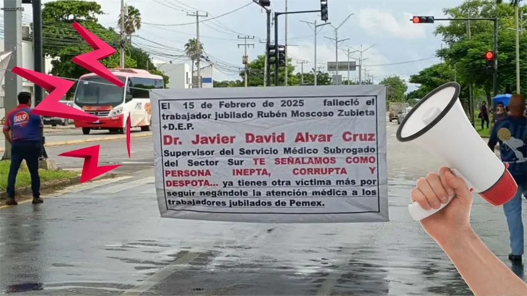 Más de 400 manifestantes cierran la avenida Internacional para exigir atención médica