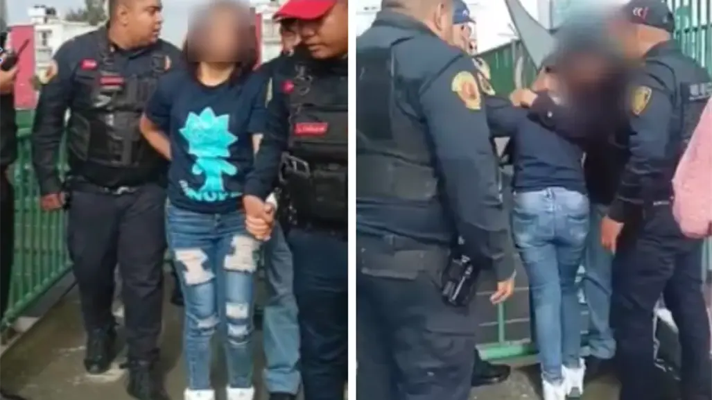 VIDEO | Policías de CDMX salvan a adolescente de 14 años que intentaba lanzarse de puente peatonal