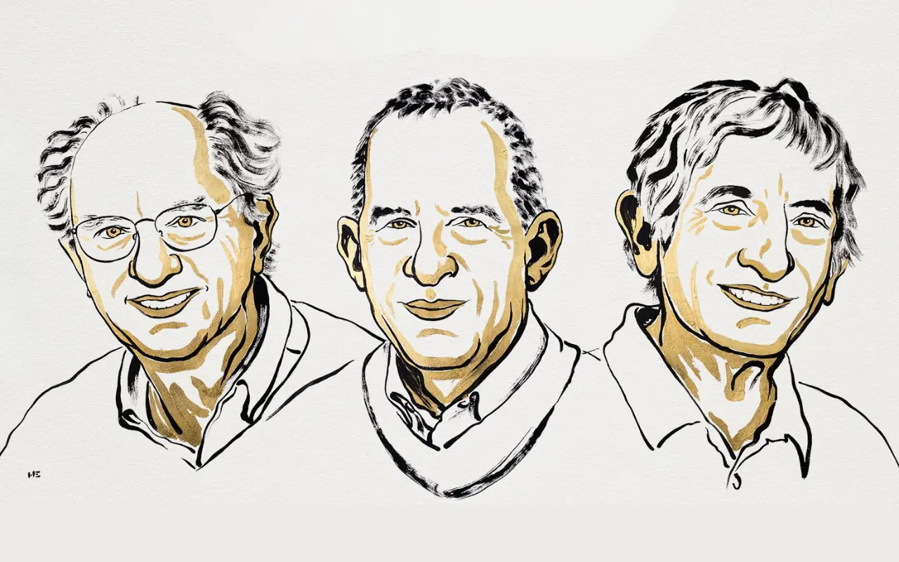 John Clarke, Michel H. Devoret y John M. Martinis. Foto: X (@NobelPrize)
