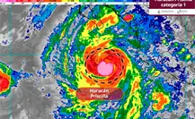 Alertan por lluvias intensas para BCS: Priscila ya es huracán categoría 2