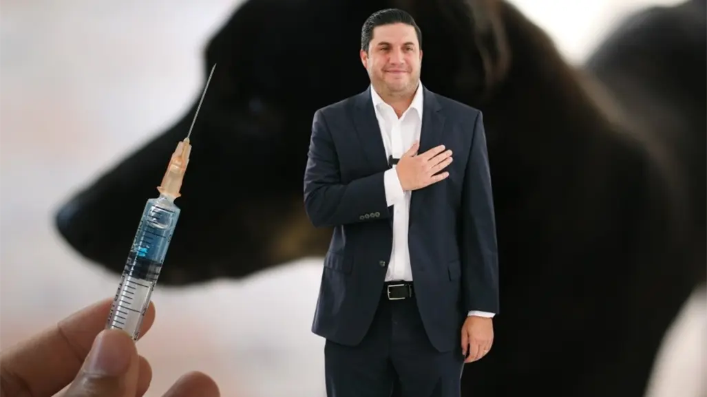 Raúl Cantú lanza brigada de vacunación para mascotas en Salinas Victoria
