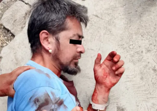 Ataca a su familia con un cuchillo en Ecatepec; estaba drogado y ebrio