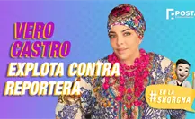 Verónica Castro aparece con tanque de oxígeno y explota contra reportera al ser cuestionada sobre brujería a Yolanda Andrade