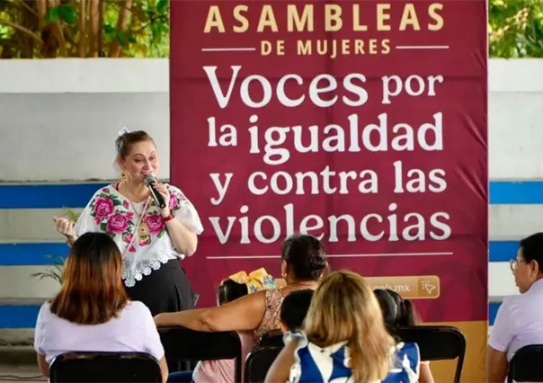 Mujeres de Hunucmá, Kinchil y Tetiz alzan la voz por la igualdad y una vida libre de violencia