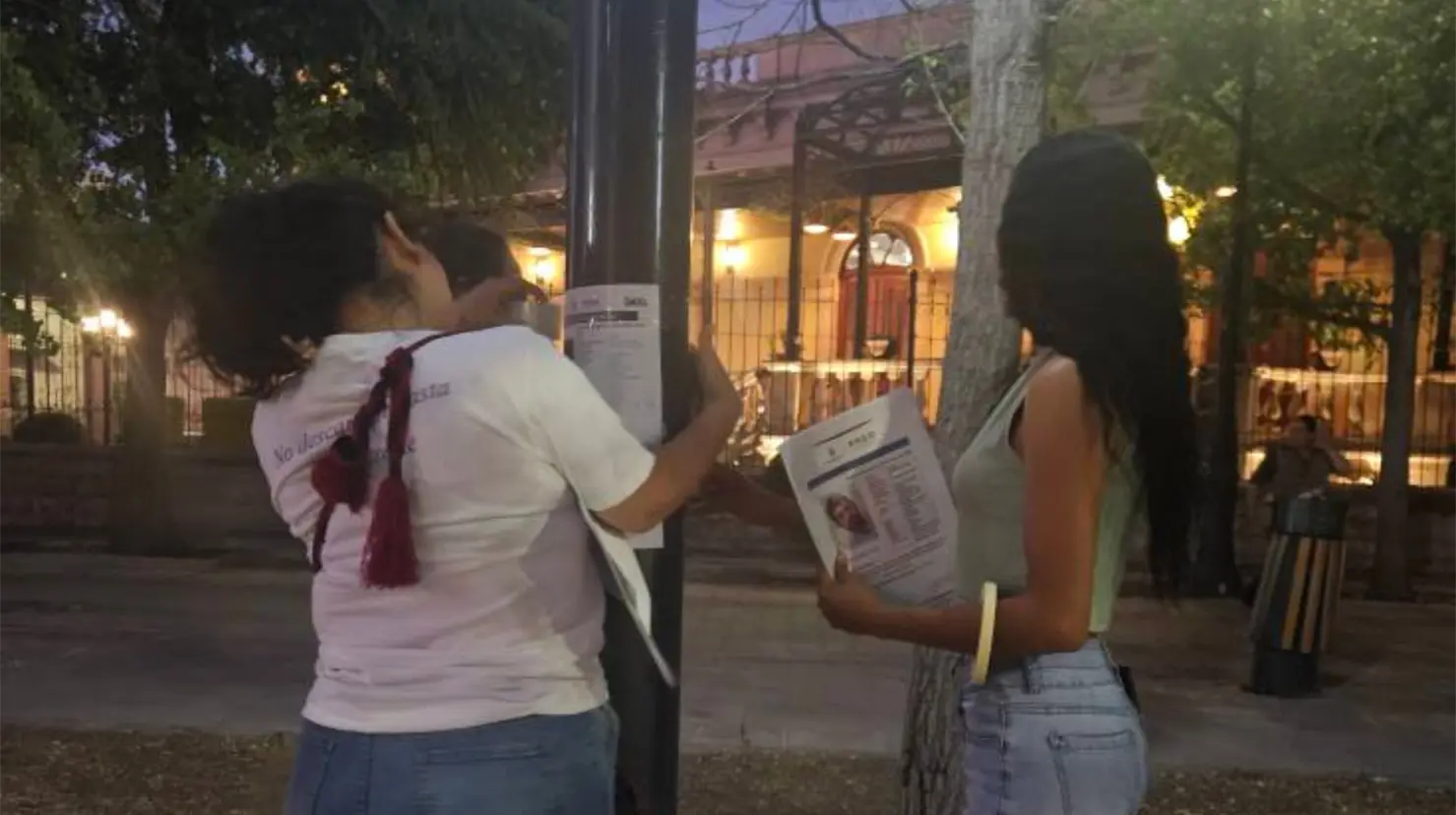 Familiares de personas desaparecidas buscan apoyo de la ciudadanía. Foto: Madres Buscadoras de Durango.