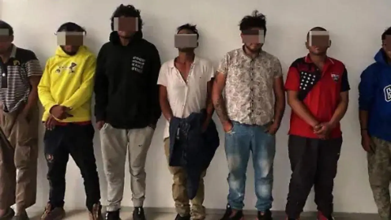 Autoridades de Ecatepec detienen a 7 personas por robo de cable en semáforos. Foto: HoyEcatepec